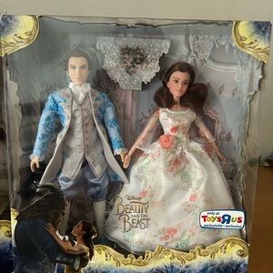 Disney Beauty and the Beast Doll Set - Blue and White